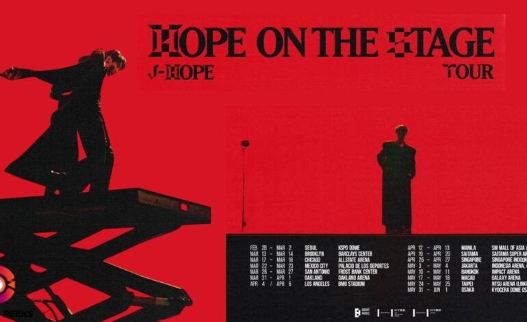 J-Hope Tour 2025 - Country List, Ticket Sales, Concert Details