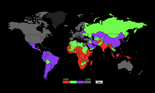 list low income countries