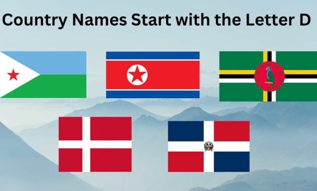 a country that starts with the letter d