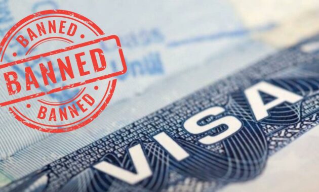 list of banned countries for u.s. visa