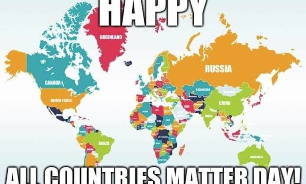all countries matter