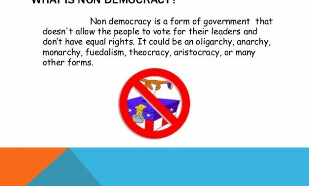 democracy and non democracy countries