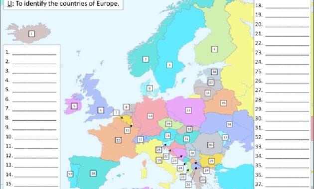 how to memorize the countries of europe