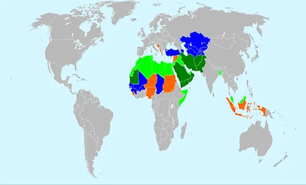 list of 39 islamic countries