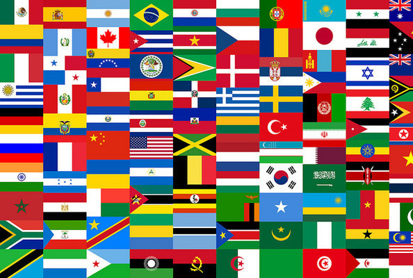 Another image highlighting countries that start with the letter R