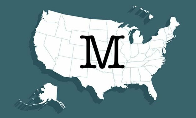 states the start with m