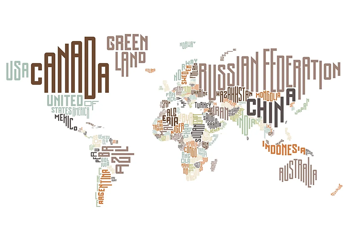 6 Letter Countries - WorldAtlas