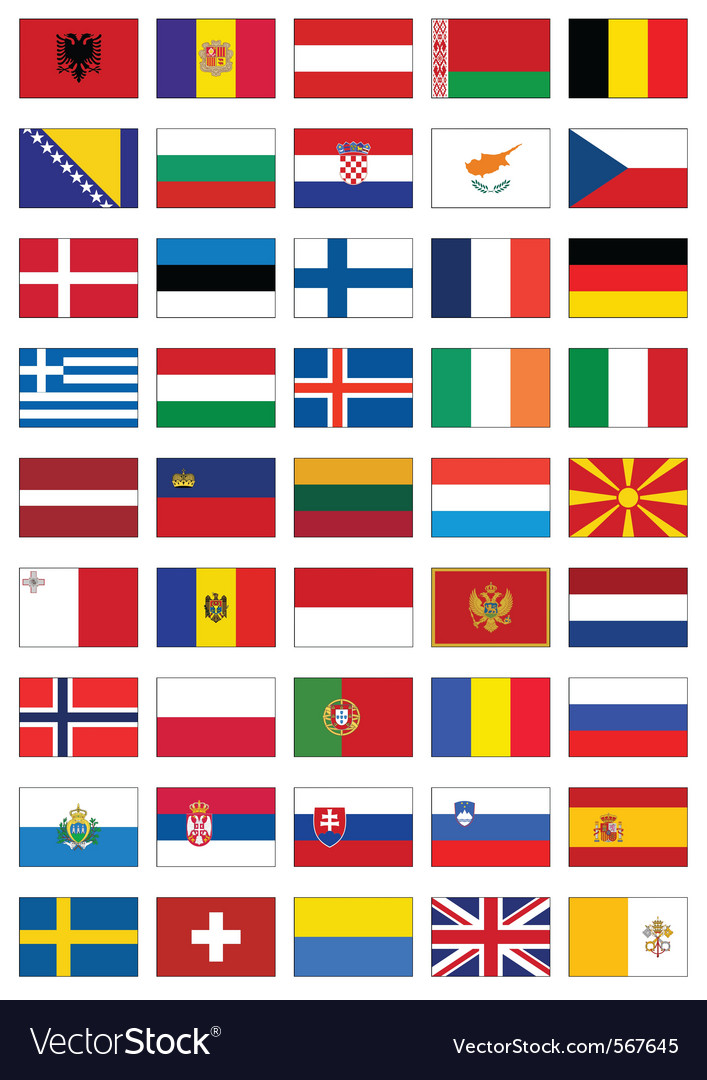 A tapestry of European flags, neatly embroidered and ready to be hung in your eccentric aunt's attic.
