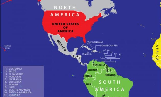 every country in the world belongs to america