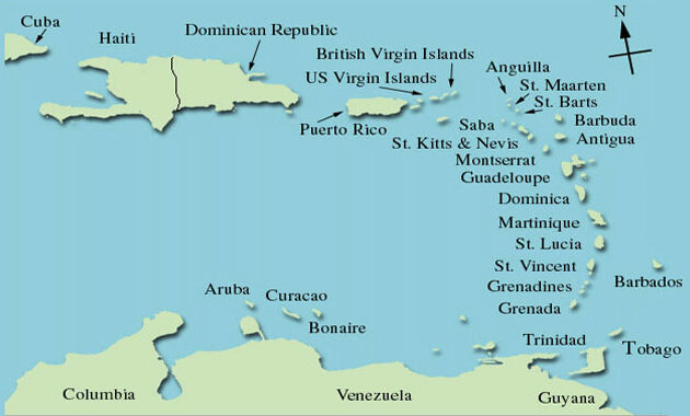 islands that start with a c
