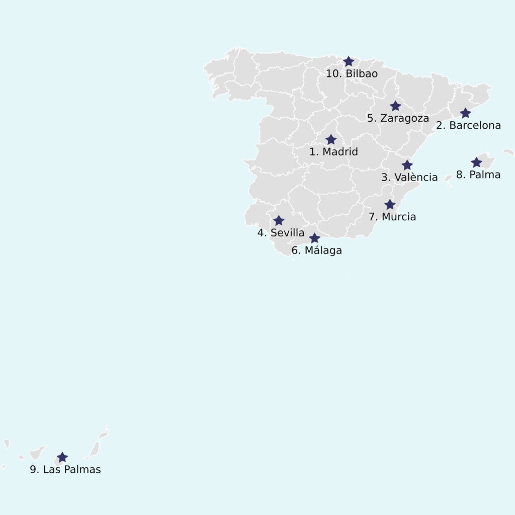 Map Spain Cities – Get Latest Map Update
